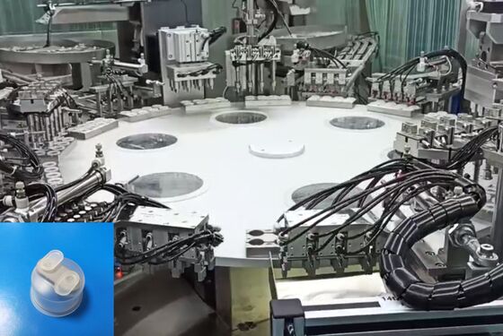 Euro Cap Assembly Machine with Servo-Linked Rod Structure for 4000-12000 Caps per Hour and 99% Qualified Rate