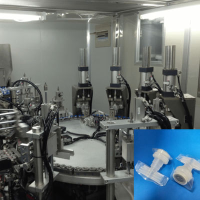 좋은 가격 High Efficiency Medical Product Assembly Machine with 98% Operation Rate and 2500-8000pph Production Speed for IV Soft Bag Caps and Ports 온라인으로