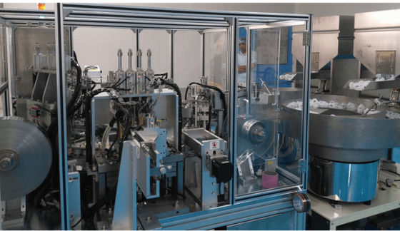 Stainless Steel Euro Cap Assembly Machine With Independent Driving Source ISO And GMP Compliant