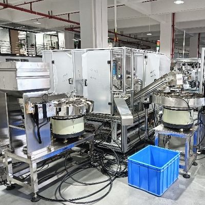 자동 고속 회전 테이블 타입 투여 두 배 접는 캡 조립 기계