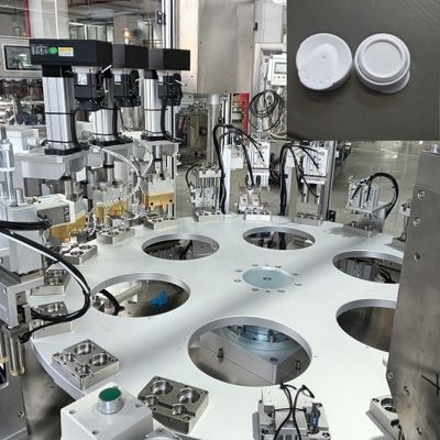 99% 만족률, PLC 제어 및 광 전기 센서 검출을 가진 건조제 캡 조립 기계