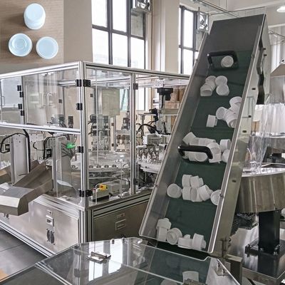 세탁 세제 병뚜껑 자동 조립기 사용자 친화적 작동 PLC 제어