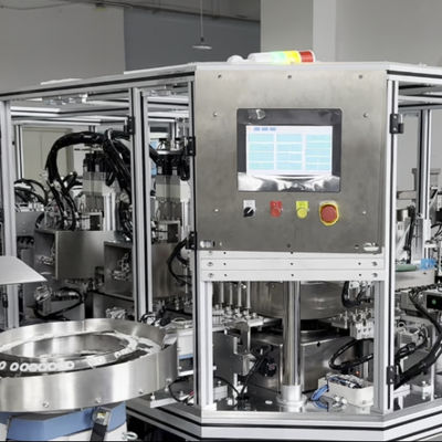 좋은 가격 Fully Automated Lotion Pump Assembly Machine 220V 1500-2500pcs/hr 온라인으로