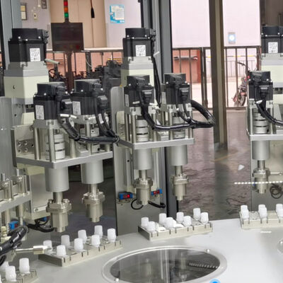 고품질 캡 조립을 위한 PLC 제어 시스템이 장착된 스테인리스 스틸 캡 스크류 머신